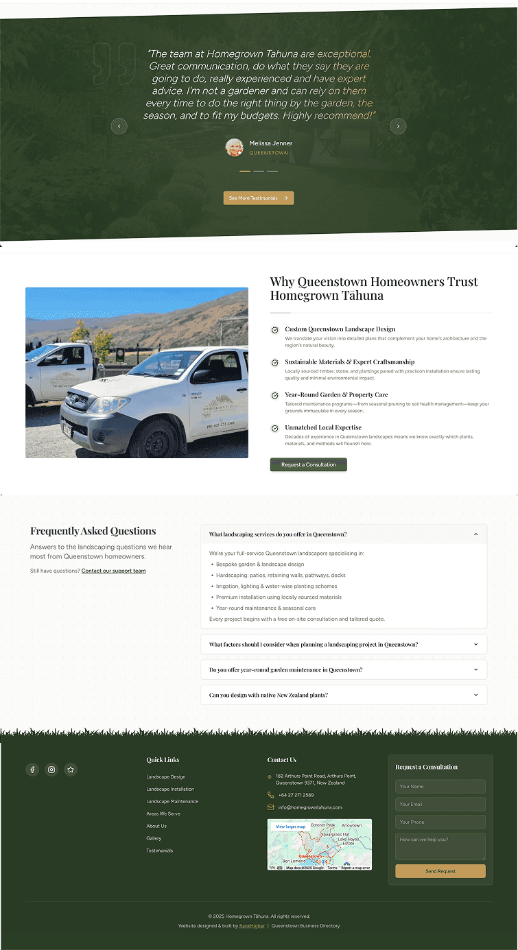 Homegrown Tahuna Project - Back