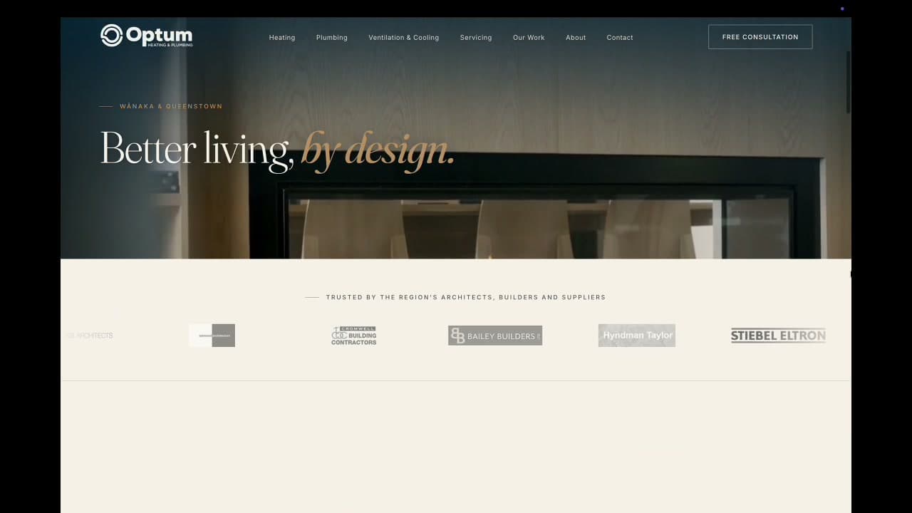 Optum redesigned website after the transformation